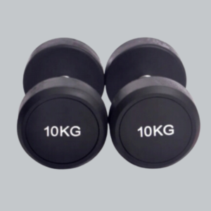 Black Round Head Fixed Lagging Dumbbell Dp-01